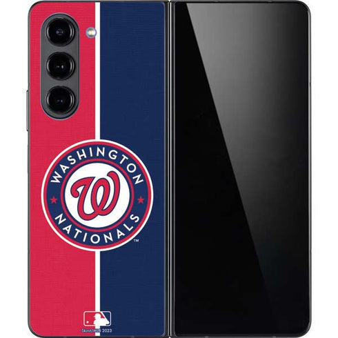 MLB Washington Nationals Split Galaxy Z Fold5 5G Skin